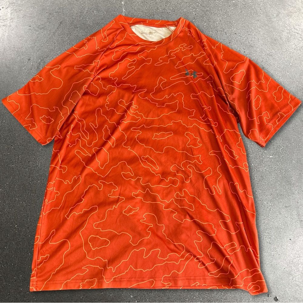 Under Armour Orange Short Sleeve Tee LG